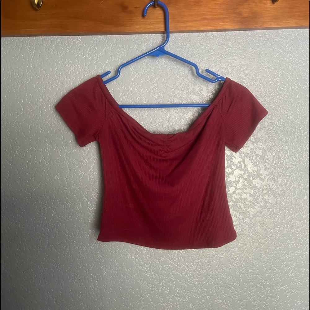 💙Off the shoulder tee